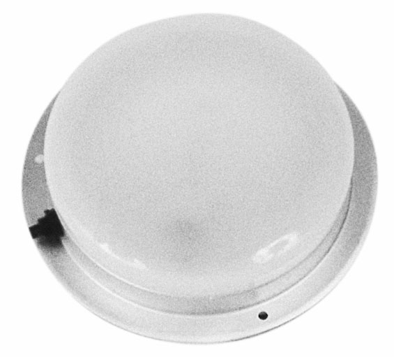 Peterson 389S Clear Round Dome Light With Aluminum Base
